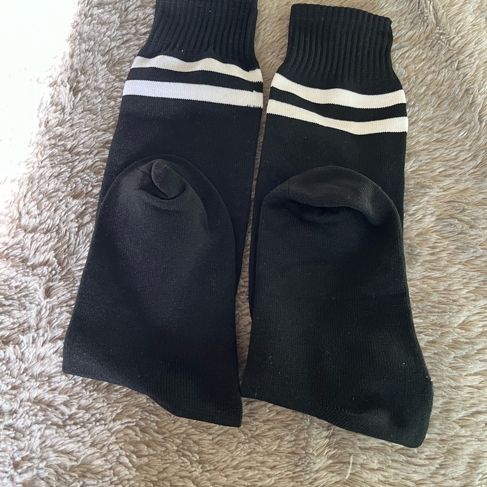NWOT Stripped Knee High Football Socks Soccer Hockey Short Long Tube Stocking